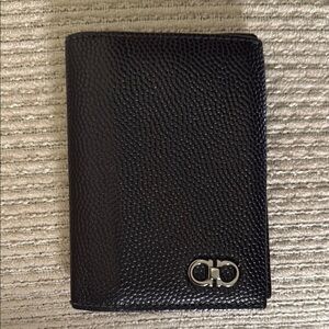 Ferragamo Men’s Black Leather Wallet
